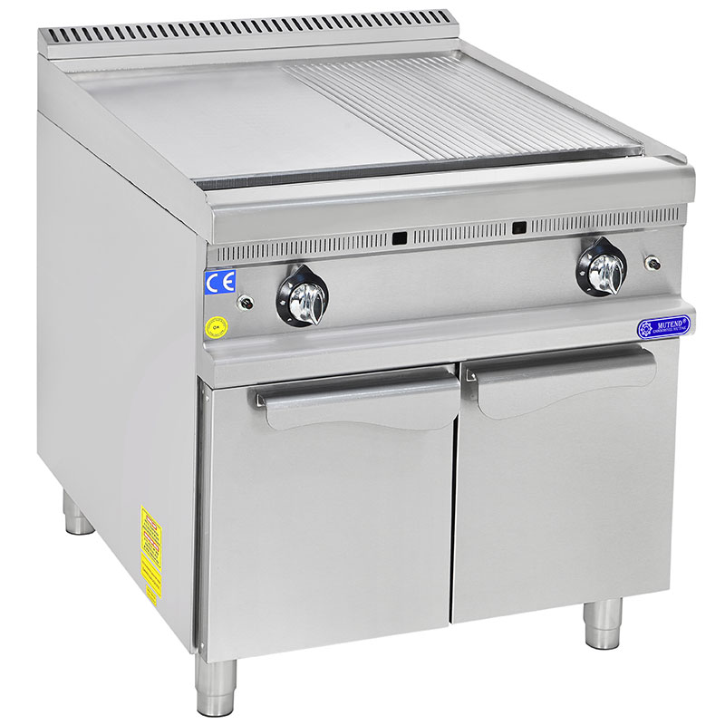 GAS GRILL WITH CABINET FLAT PLATE